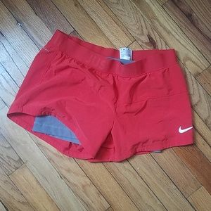 like new Nike Dri-Fit Pink and Grey Running Shorts